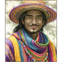 LanArte Smile in colour PN-0205766 borduren (pakket)