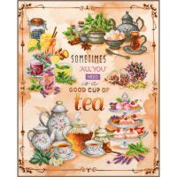 LanArte Tea lover's delight PN-0229170 borduren (pakket)