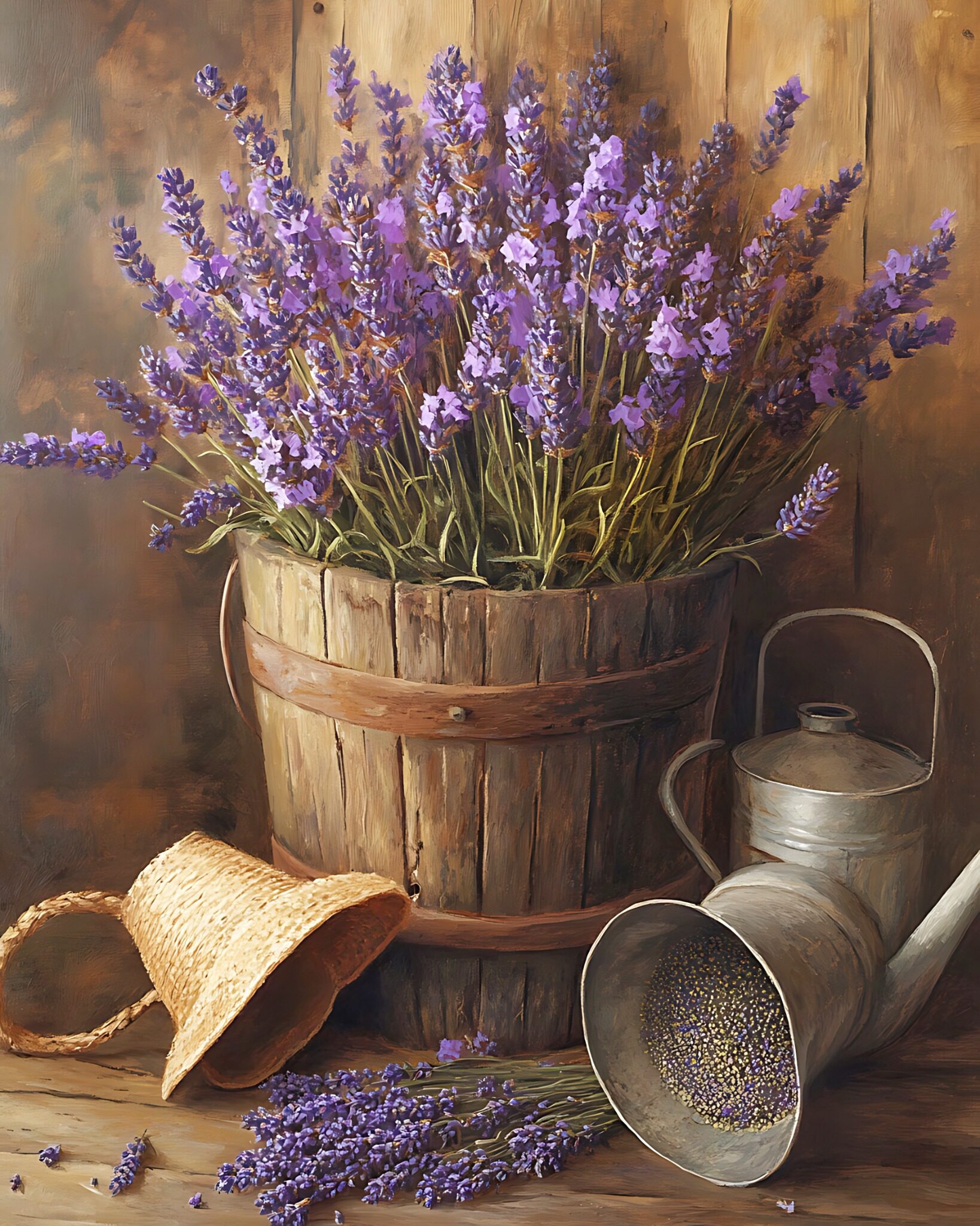 Lavendelpracht Diamond Painting