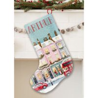 Leti Stitch London Winter Charm Stocking L10-004