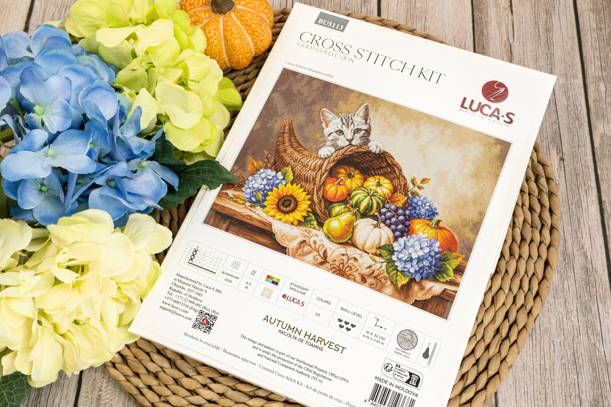Luca-S Autumn Harvest BU5113 borduren
