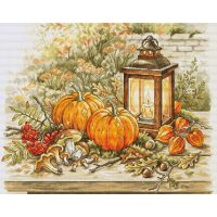 Luca-S Autumn by Lantern Light BU5114 borduren