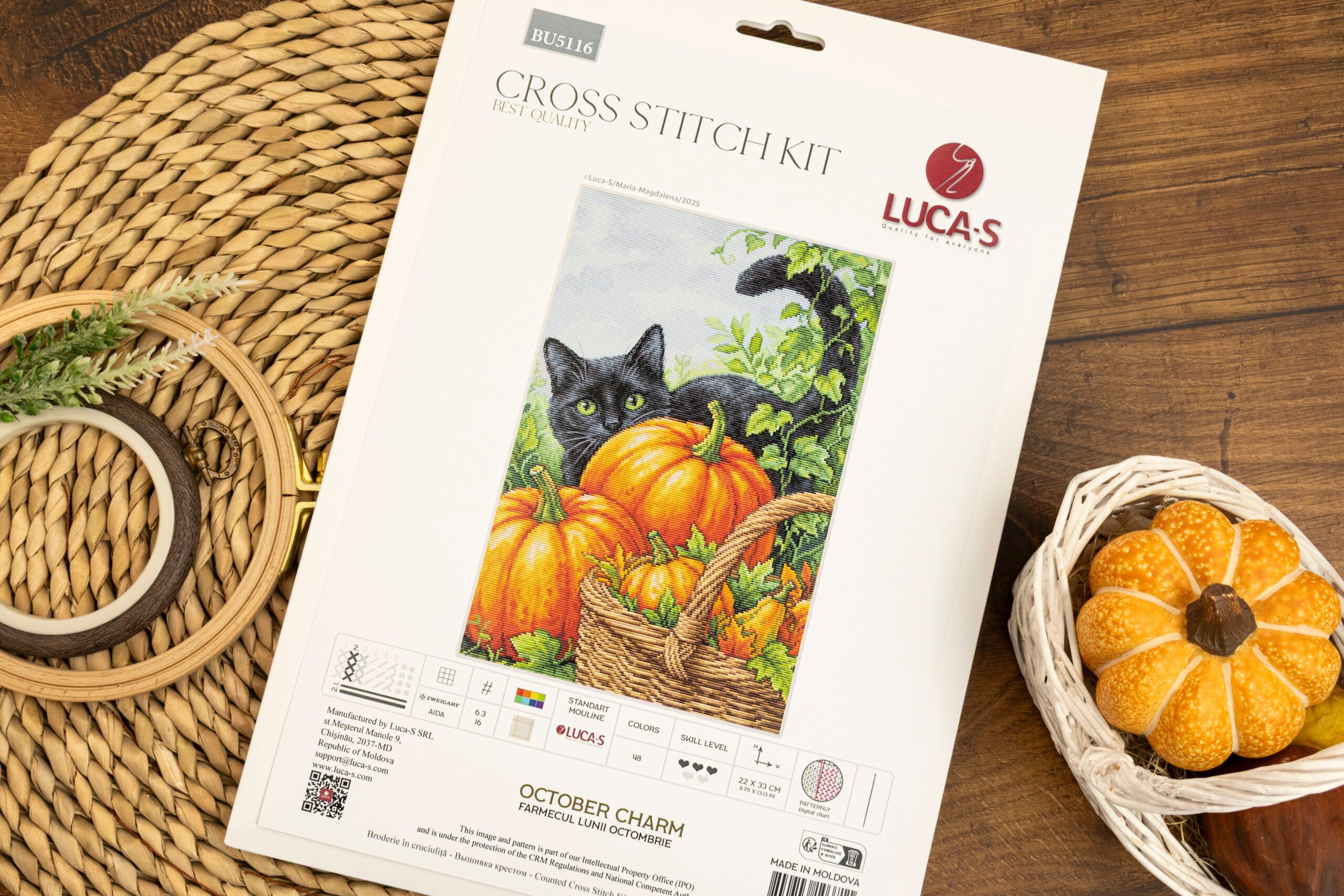 Luca-S October Charm BU5116 borduren