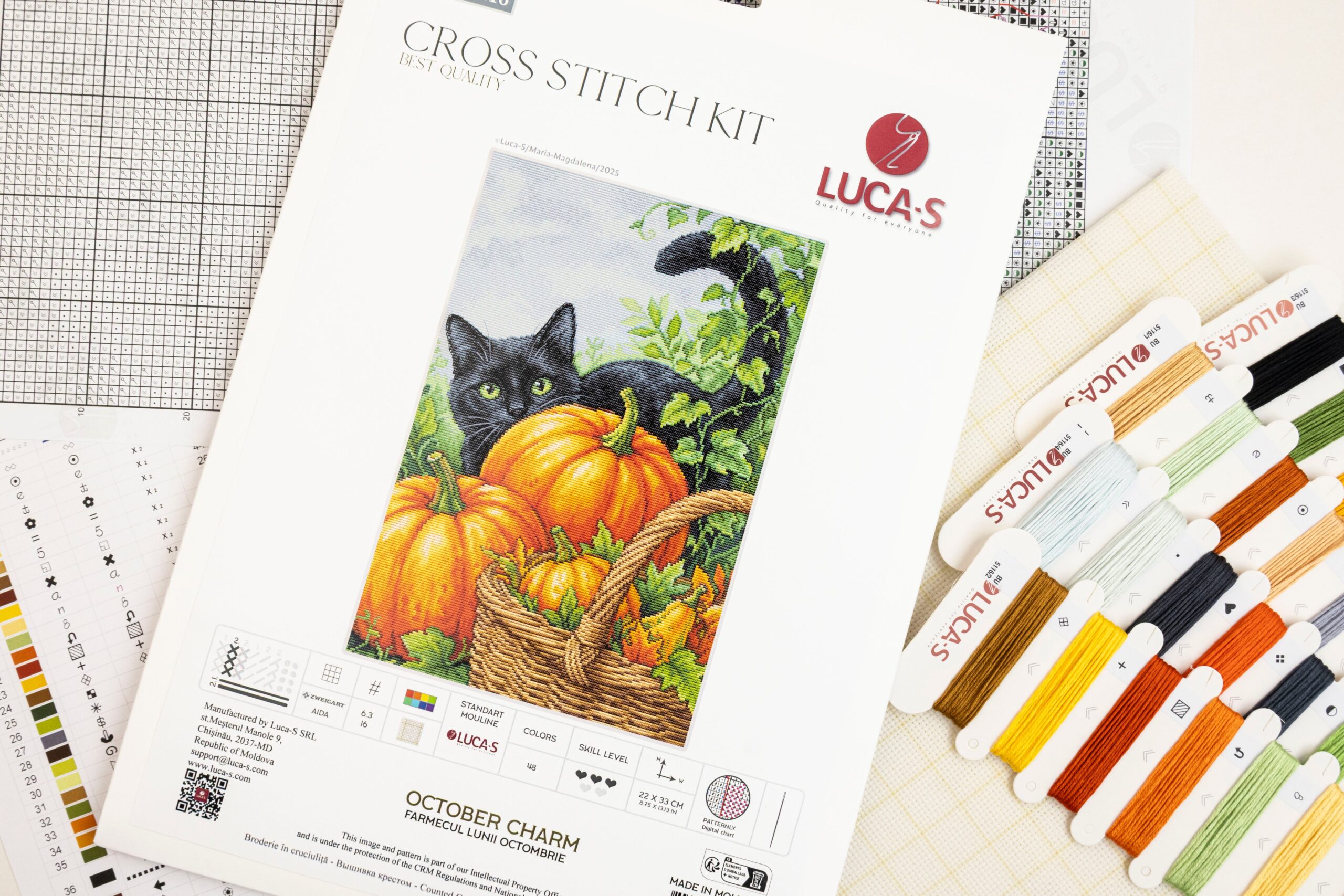 Luca-S October Charm BU5116 borduren