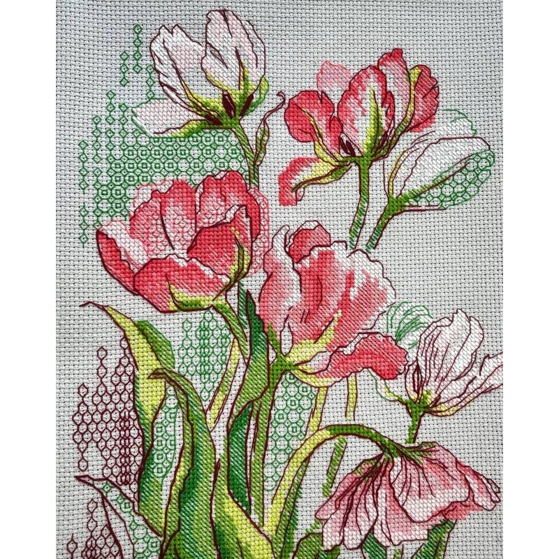 RIOLIS Graceful Tulips 2354 borduren
