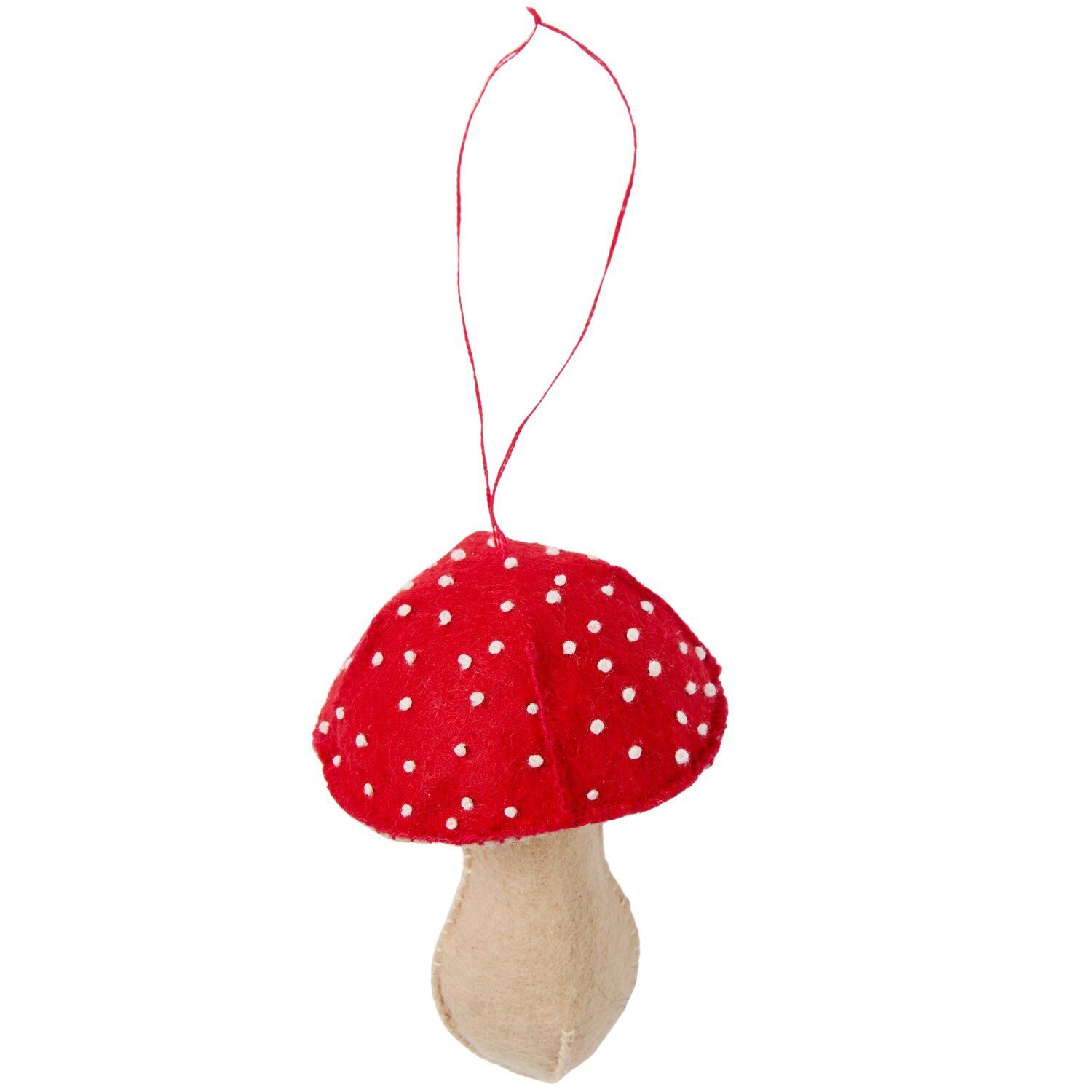 Rico Design Vilten hanger in de vorm van een paddenstoel borduren 100554