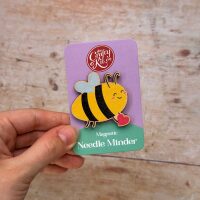 The Crafty Kit Company Wooden Needle Minder Bee NM-024