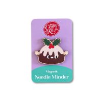 The Crafty Kit Company Wooden Needle Minder Christmas Pudding NM-018