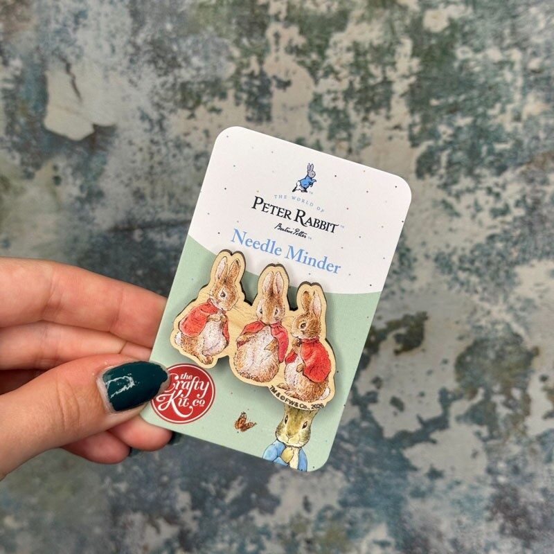 The Crafty Kit Company Wooden Needle Minder Flopsy