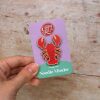 The Crafty Kit Company Wooden Needle Minder Lobster NM-022