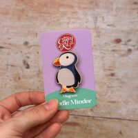 The Crafty Kit Company Wooden Needle Minder Puffin NM-023