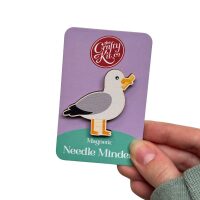 The Crafty Kit Company Wooden Needle Minder Seagull NM-020