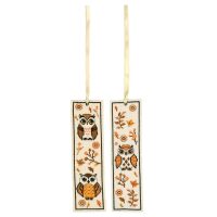Vervaco Bladwijzer Uiltjes set van 2 PN-0226203 borduren (pakket)