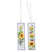 Vervaco Bladwijzer Zonnebloemen set van 2 PN-0207191 borduren (pakket)