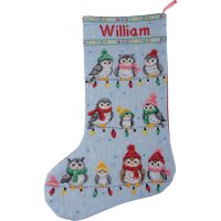 Vervaco Kerstsok Feestelijk gevederde vriendjes borduren PN-0246725