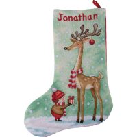 Vervaco Kerstsok Het geschenk van vriendschap borduren PN-0244928