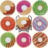 Diamond painting onderzetters donuts (8 stuks)