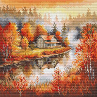 Andriana The beauty of autumn B-74 borduren (pakket)