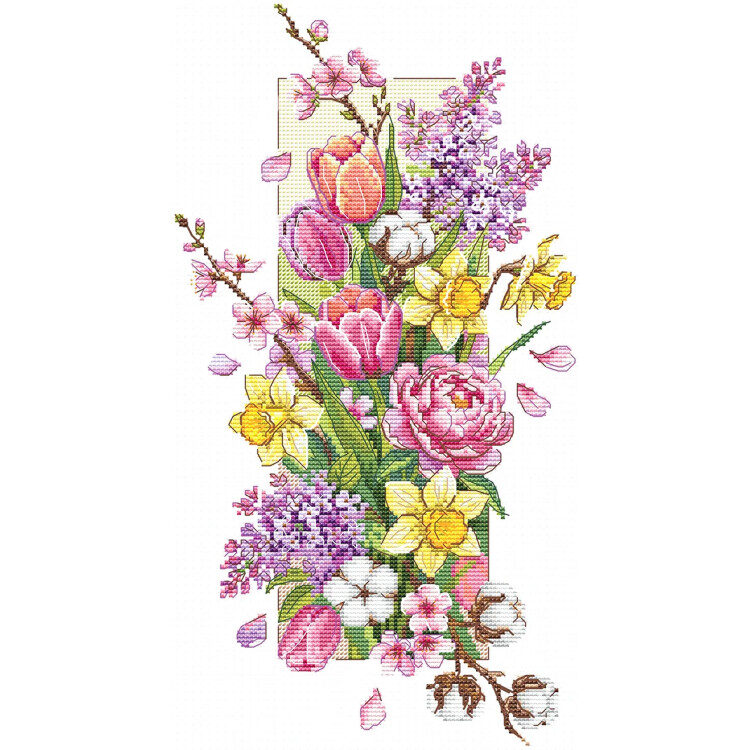 Andriana Waltz of the Flowers W-58 borduren (pakket)