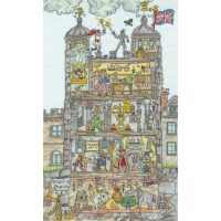 Bothy Threads Amanda Loverseed Cut Thru' Tower Of London XCT47 borduren (pakket)