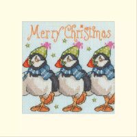 Bothy Threads Emma Ball Huffin' Puffin Christmas XMAS96 borduren (pakket)