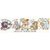 Bothy Threads Jelly Armchair You've Cat To Be Kitten Me XJE1 borduren (pakket)