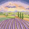 Bothy Threads Lucy Pittaway Lavender Fields XLP26 borduren (pakket)