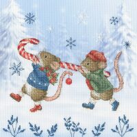 Bothy Threads Sarah Summers Candy Cane Capers XSS35 borduren (pakket)