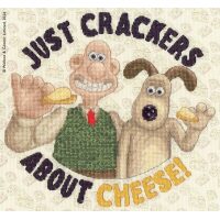 Bothy Threads Wallace & Gromit Just Crackers About Cheese! XWG12