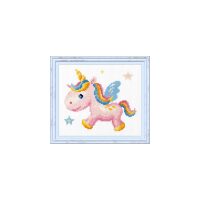 Chudo Igla Rainbow Unicorn 010-035 borduren (pakket)