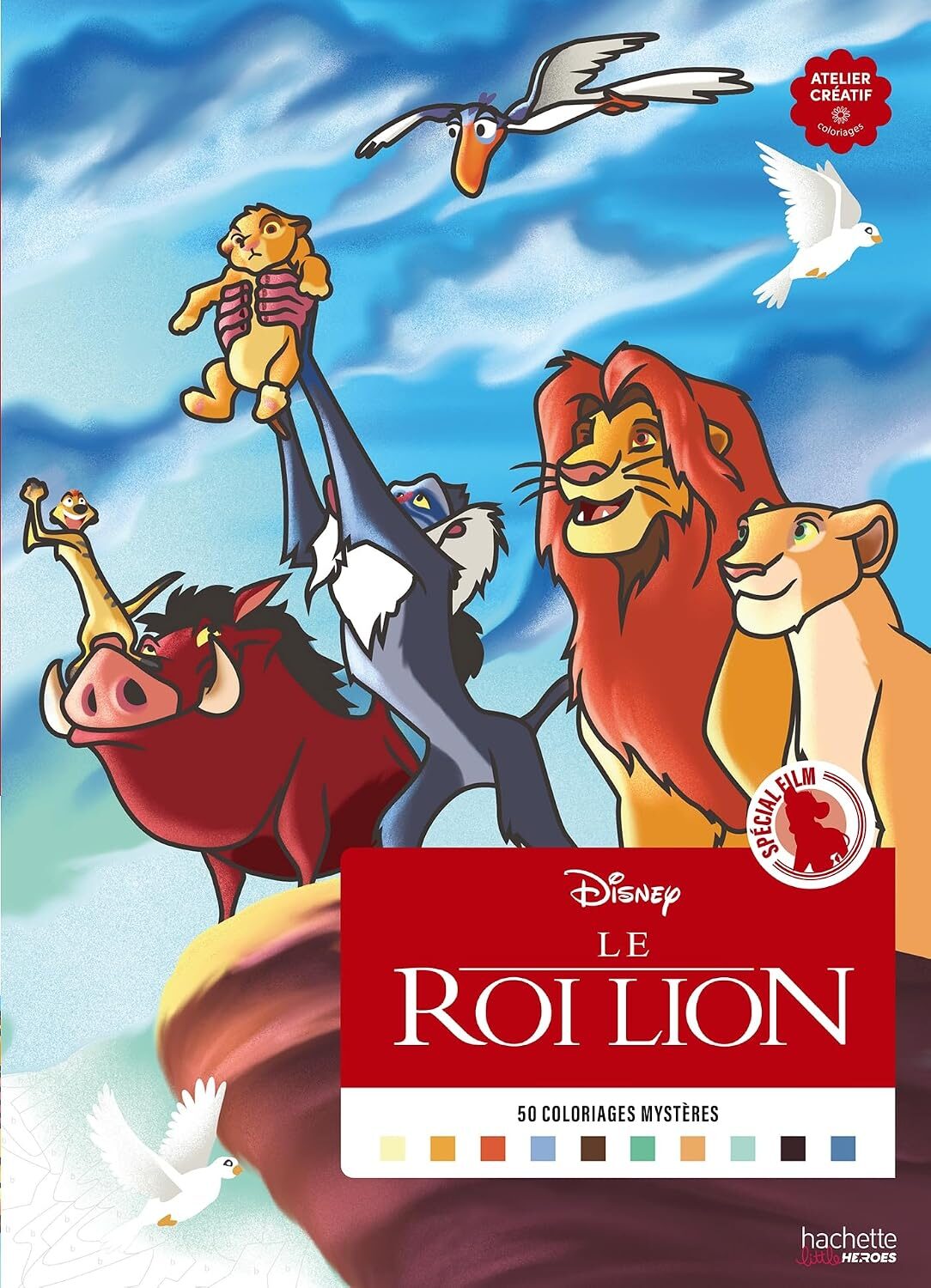 Coloriages Mystères Disney Spécial film: Le Roi Lion – Kleuren op nummer voor volwassenen en kinderen