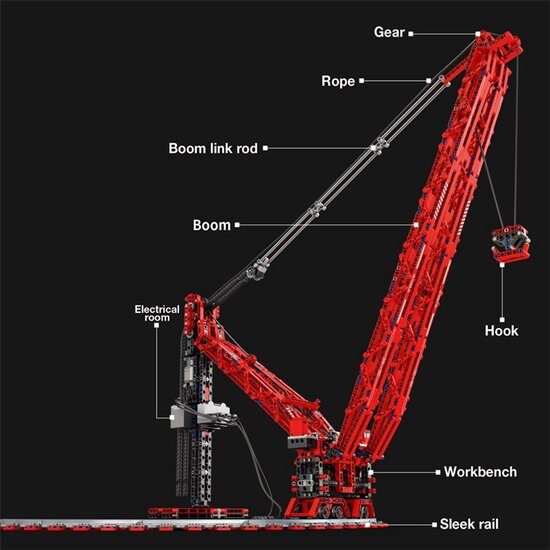 Reobrix SK6000 Mammoet kraan 22029 (Remote Control Version) - Afbeelding 2