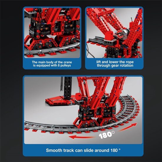 Reobrix SK6000 Mammoet kraan 22029 (Remote Control Version) - Afbeelding 5