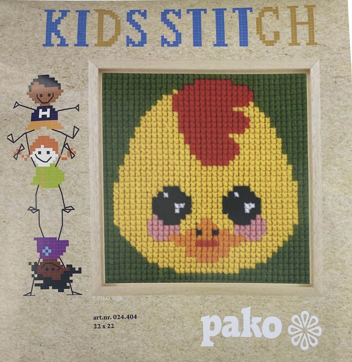 Pako Kuiken voorbedrukt voor kinderen 024.404