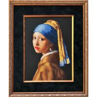 RIOLIS Girl with a Pearl Earring after Johannes Vermeer's Painting 2373 borduren (pakket)