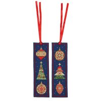 Vervaco Bladwijzer Scandinavische kerstsfeer set van 2 PN-0207517 borduren (pakket)