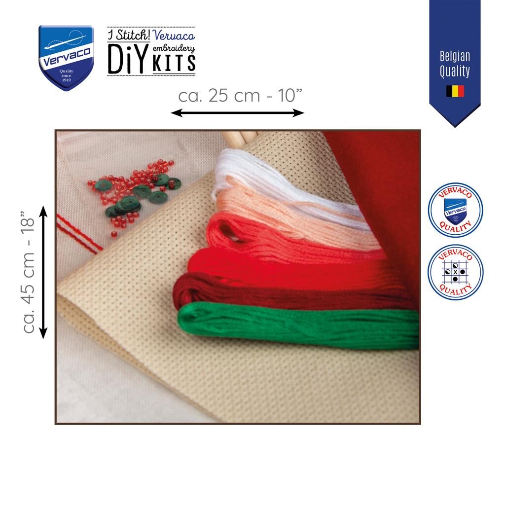 Vervaco Christmas Advent Secret Stitch Along 2026/5 Aïda PN-0247186 - Afbeelding 4