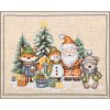 Vervaco Het kerst team PN-0227566 borduren (pakket)