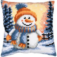 Vervaco Kruissteekkussen Koude kleine sneeuwman PN-0206956