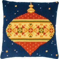 Vervaco Kruissteekkussen Scandinavische kerstbal PN-0207227